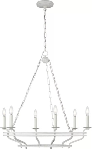 Visual Comfort Studio - SCCHCCH119APL - Six Light Chandelier - Brighton - Aged Pewter