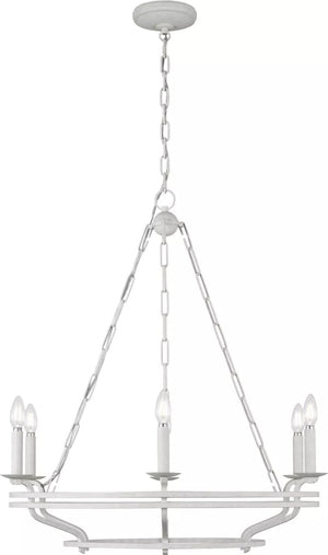 Visual Comfort Studio - SCCHCCH119APL - Six Light Chandelier - Brighton - Aged Pewter
