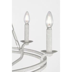 Visual Comfort Studio - SCCHCCH119APL - Six Light Chandelier - Brighton - Aged Pewter