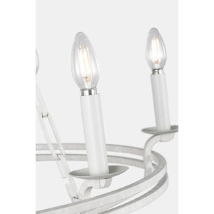 Visual Comfort Studio - SCCHCCH119APL - Six Light Chandelier - Brighton - Aged Pewter