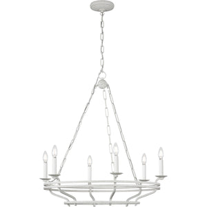 Visual Comfort Studio - SCCHCCH119APL - Six Light Chandelier - Brighton - Aged Pewter