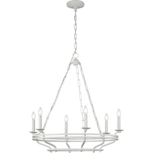 Visual Comfort Studio - SCCHCCH119APL - Six Light Chandelier - Brighton - Aged Pewter