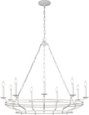 Visual Comfort Studio - SCCHCCH120APL - Nine Light Chandelier - Brighton - Aged Pewter