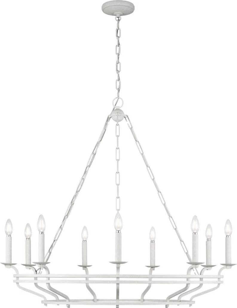 Visual Comfort Studio - SCCHCCH120APL - Nine Light Chandelier - Brighton - Aged Pewter