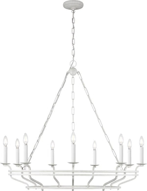 Visual Comfort Studio - SCCHCCH120APL - Nine Light Chandelier - Brighton - Aged Pewter