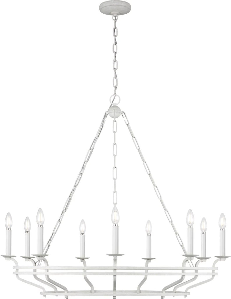 Visual Comfort Studio - SCCHCCH120APL - Nine Light Chandelier - Brighton - Aged Pewter