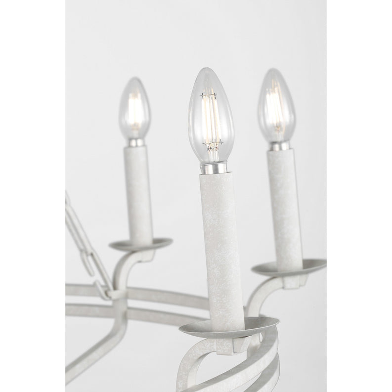 Visual Comfort Studio - SCCHCCH120APL - Nine Light Chandelier - Brighton - Aged Pewter