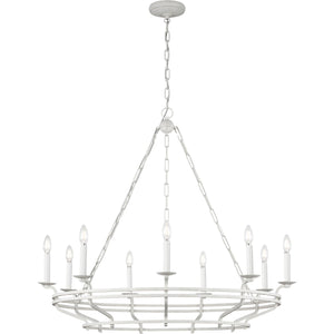 Visual Comfort Studio - SCCHCCH120APL - Nine Light Chandelier - Brighton - Aged Pewter