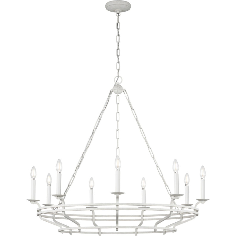 Visual Comfort Studio - SCCHCCH120APL - Nine Light Chandelier - Brighton - Aged Pewter