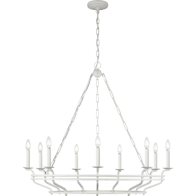 Visual Comfort Studio - SCCHCCH120APL - Nine Light Chandelier - Brighton - Aged Pewter