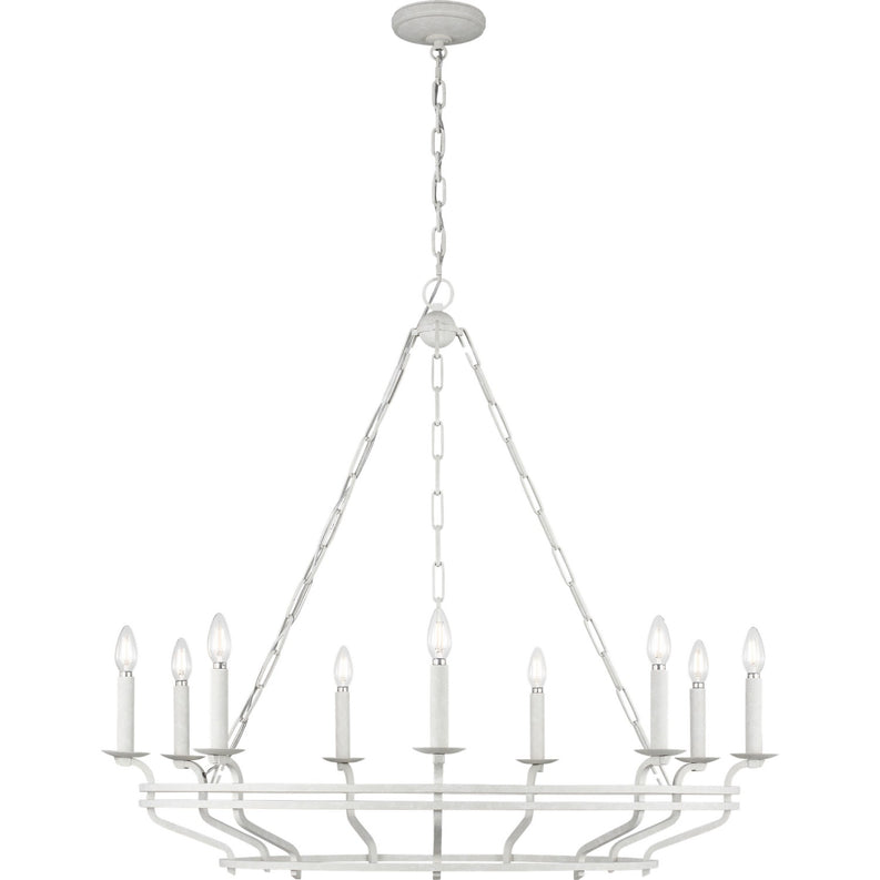Visual Comfort Studio - SCCHCCH120APL - Nine Light Chandelier - Brighton - Aged Pewter