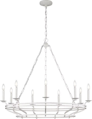 Visual Comfort Studio - SCCHCCH120APL - Nine Light Chandelier - Brighton - Aged Pewter
