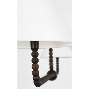 Visual Comfort Studio - SCCHCLS114AIBAWWL - Two Light Linear Chandelier - Fiona - Aged Iron