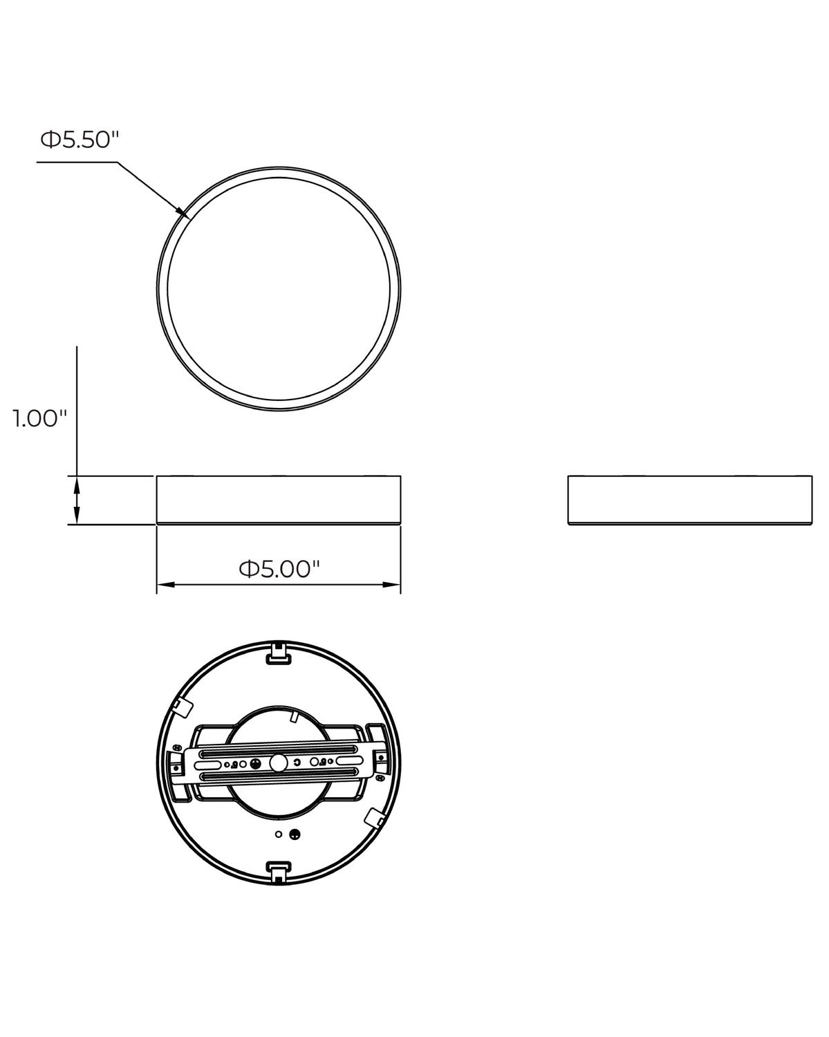 Slab Flush Mount
