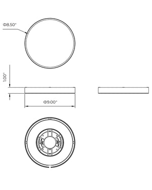 Slab Flush Mount