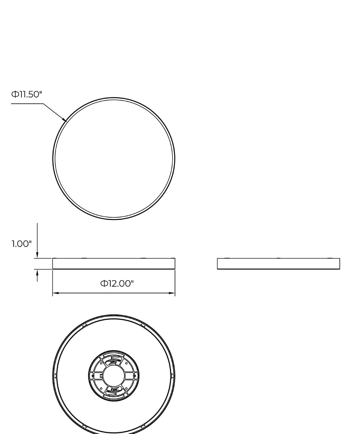 Slab Flush Mount