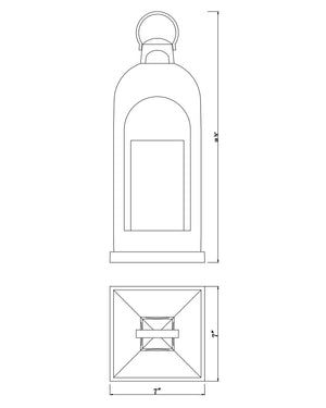 Marrakech Deck Lantern