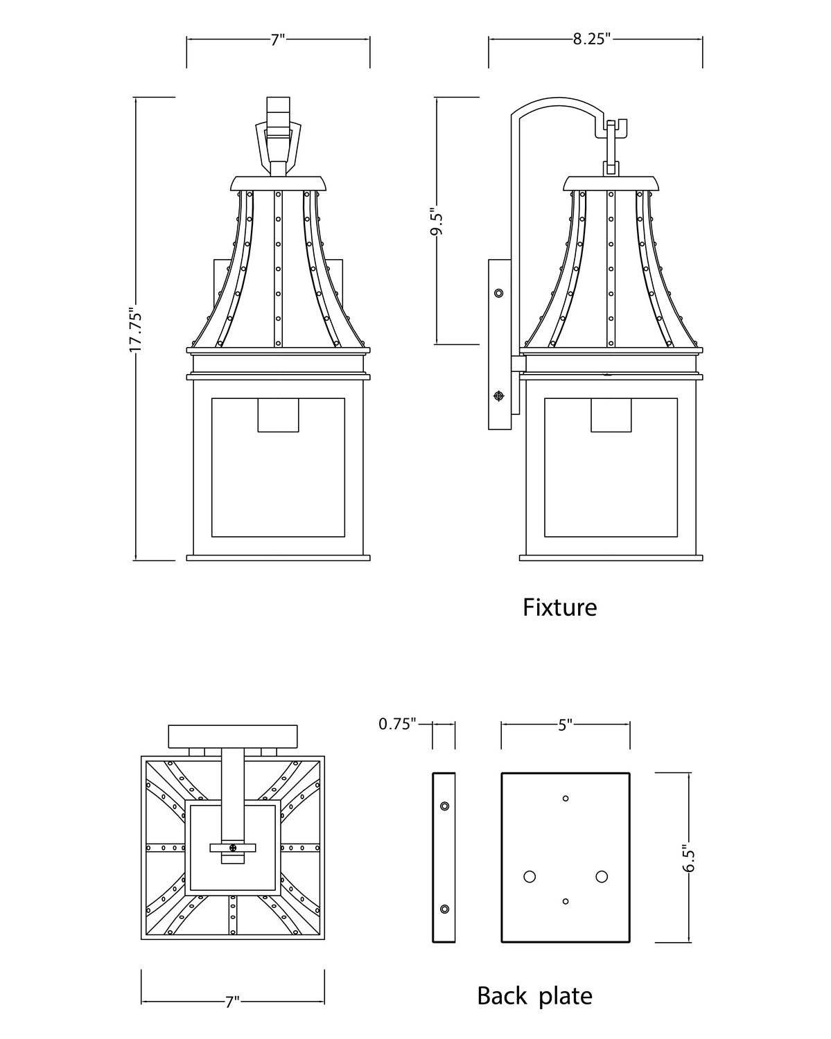 Bramwell VX Outdoor Wall Sconce