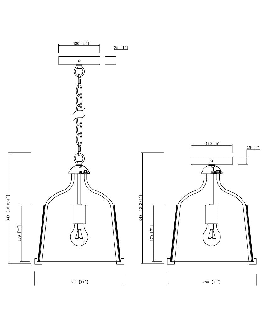 Bellmore Pendant/Semi Flush