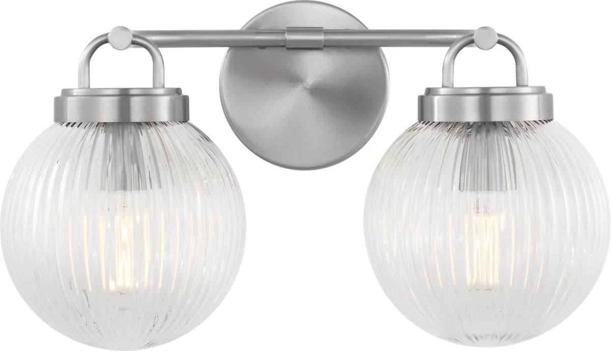 Visual Comfort Studio - SCDJVN127BNRG - Two Light Vanity - Preston - Brushed Nickel