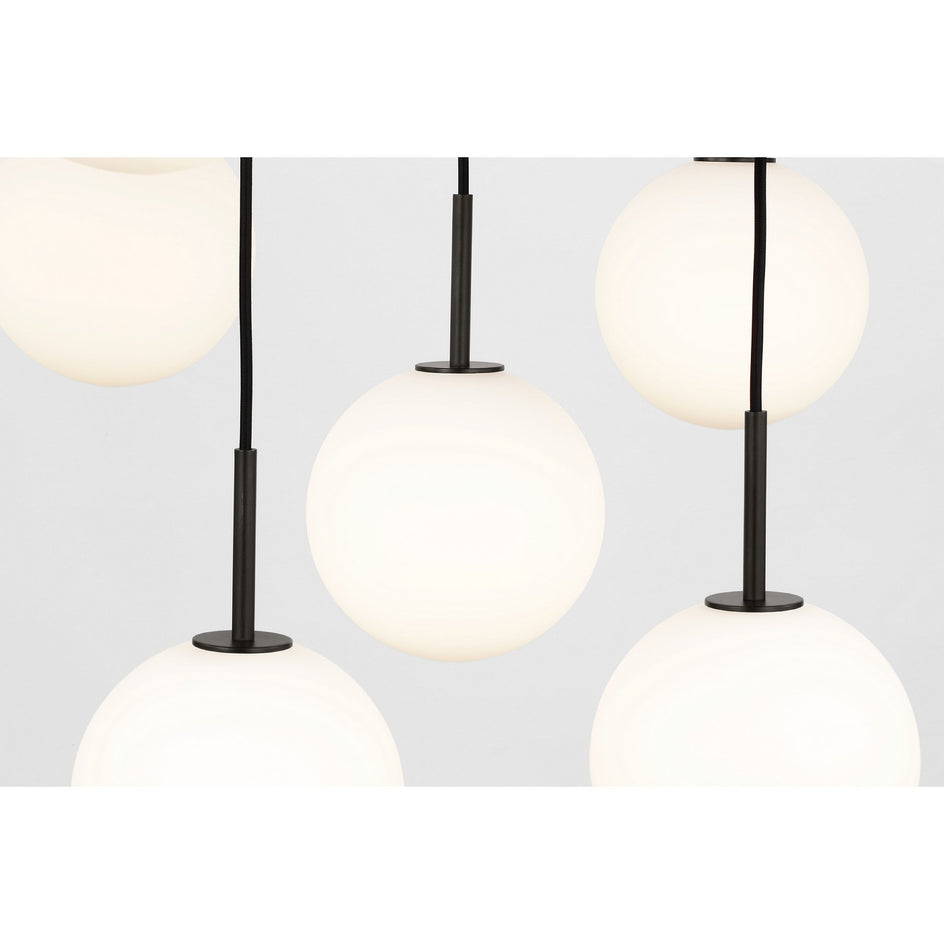 Visual Comfort Studio - SCRJCH206AIOEG - Nine Light Chandelier - Sorelle - Aged Iron