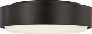 Visual Comfort Studio - SCRJFM186AIOEG - Two Light Flush Mount - Aurelle - Aged Iron