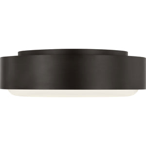Visual Comfort Studio - SCRJFM186AIOEG - Two Light Flush Mount - Aurelle - Aged Iron