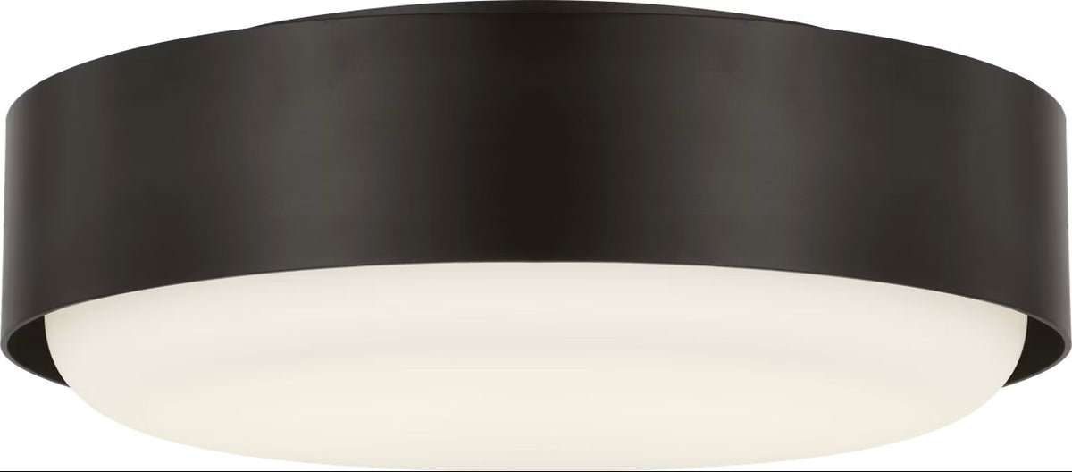 Visual Comfort Studio - SCRJFM186AIOEG - Two Light Flush Mount - Aurelle - Aged Iron