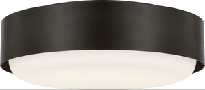 Visual Comfort Studio - SCRJFM186AIOEG - Two Light Flush Mount - Aurelle - Aged Iron