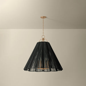 Troy Lighting - F3436-PGL - Six Light Chandelier - Sonoma - Patina Gold Leaf