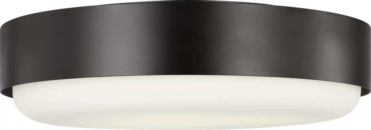 Visual Comfort Studio - SCRJFM188AIOEG - Three Light Flush Mount - Aurelle - Aged Iron
