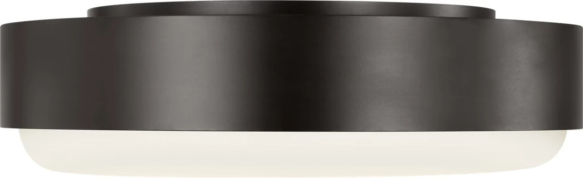 Visual Comfort Studio - SCRJFM188AIOEG - Three Light Flush Mount - Aurelle - Aged Iron