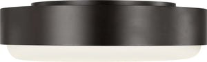 Visual Comfort Studio - SCRJFM188AIOEG - Three Light Flush Mount - Aurelle - Aged Iron