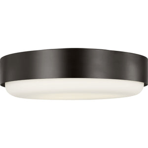 Visual Comfort Studio - SCRJFM188AIOEG - Three Light Flush Mount - Aurelle - Aged Iron