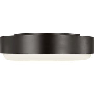 Visual Comfort Studio - SCRJFM188AIOEG - Three Light Flush Mount - Aurelle - Aged Iron
