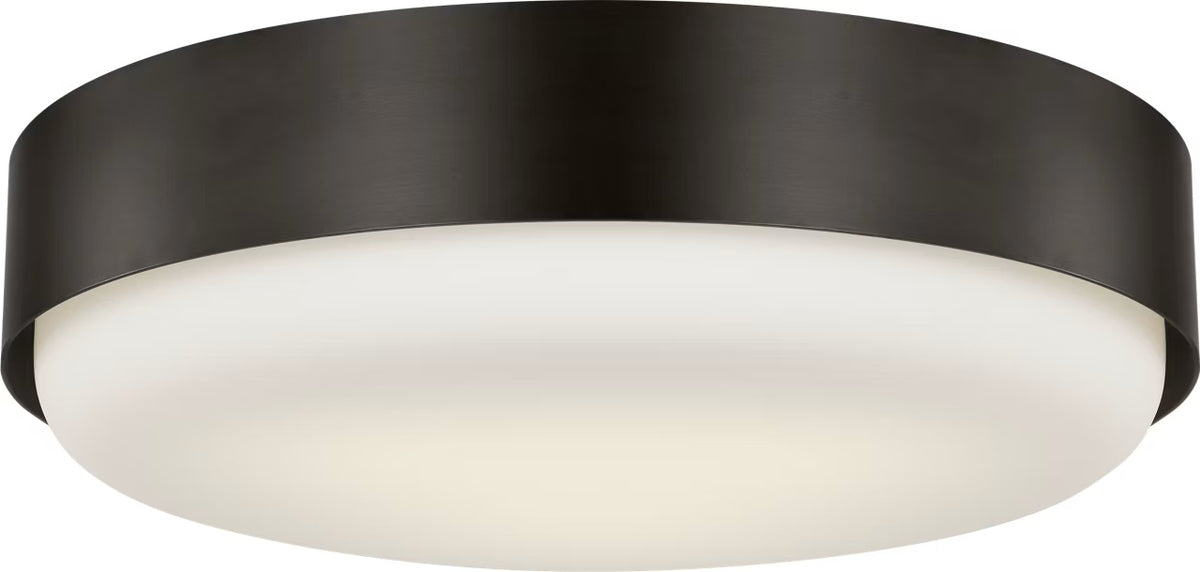 Visual Comfort Studio - SCRJFM188AIOEG - Three Light Flush Mount - Aurelle - Aged Iron