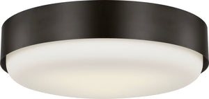 Visual Comfort Studio - SCRJFM188AIOEG - Three Light Flush Mount - Aurelle - Aged Iron