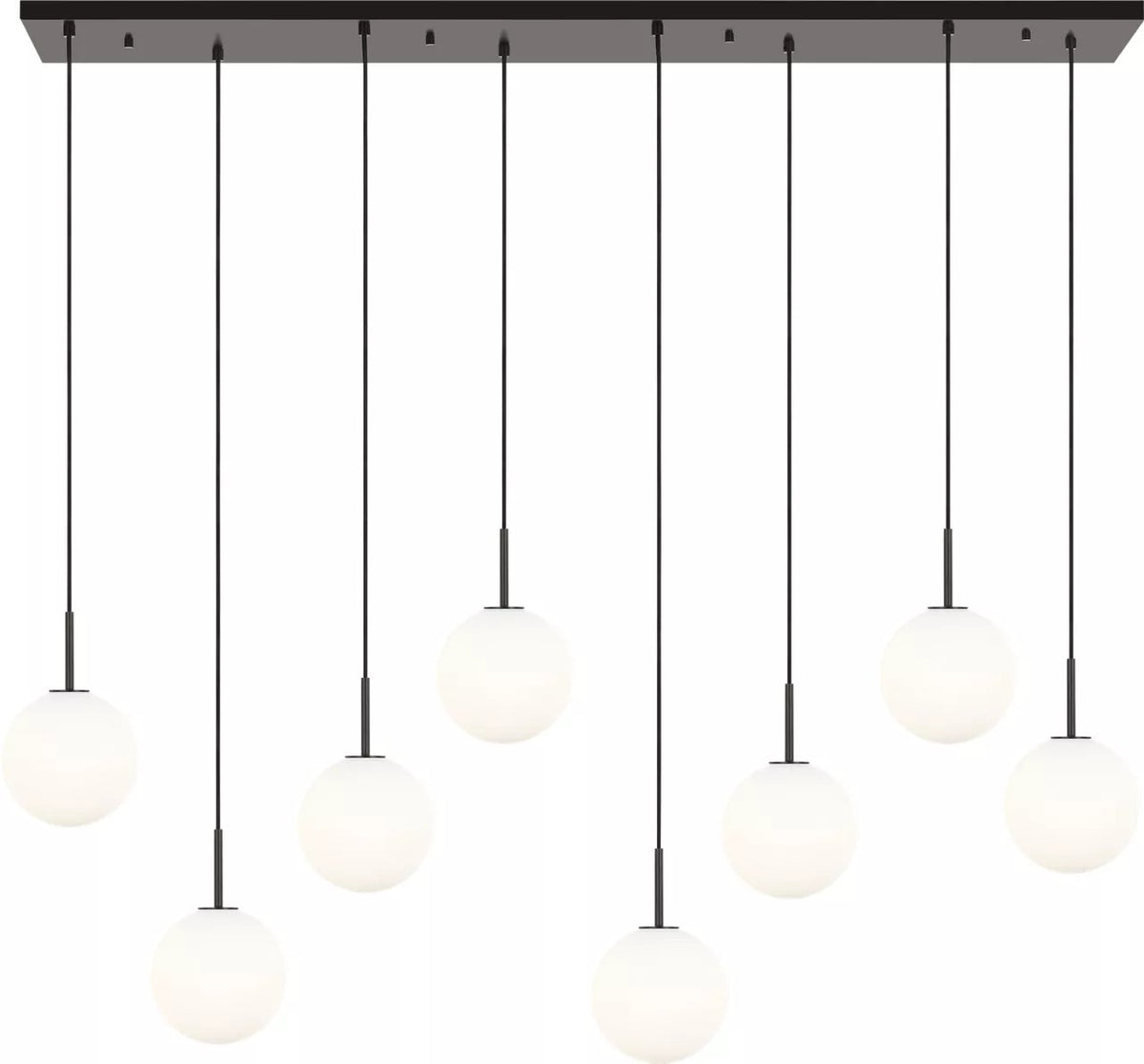 Visual Comfort Studio - SCRJLS207AIOEG - Eight Light Linear Chandelier - Sorelle - Aged Iron