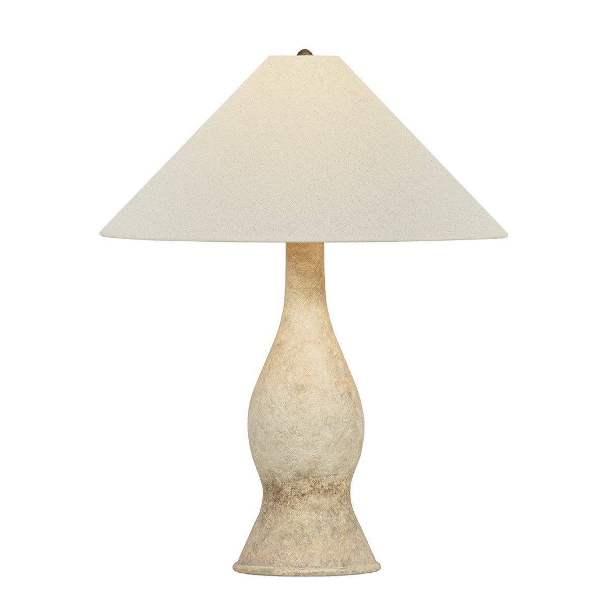 Troy Lighting - PTL1828-PBR/CNV - One Light Table Lamp - Yuba - Patina Brass