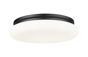 Z-Lite - 1025F20-MB-LED - LED Flush Mount - Soleil - Matte Black