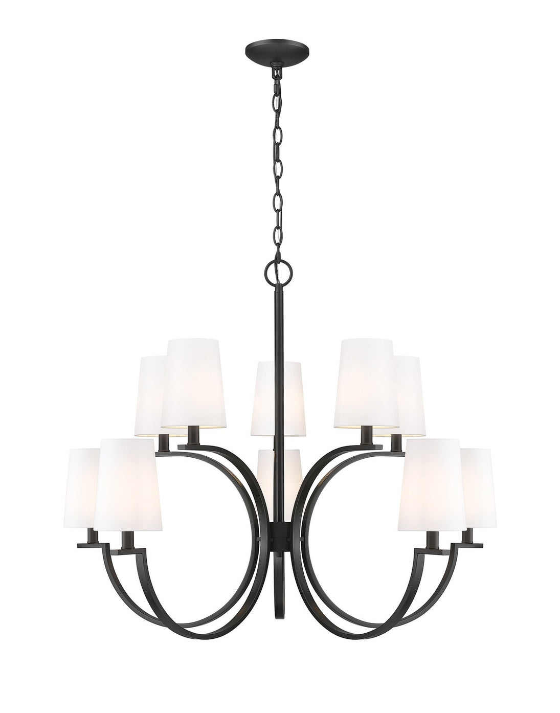 Z-Lite - 2016-10MB - Ten Light Chandelier - Cordelia - Matte Black
