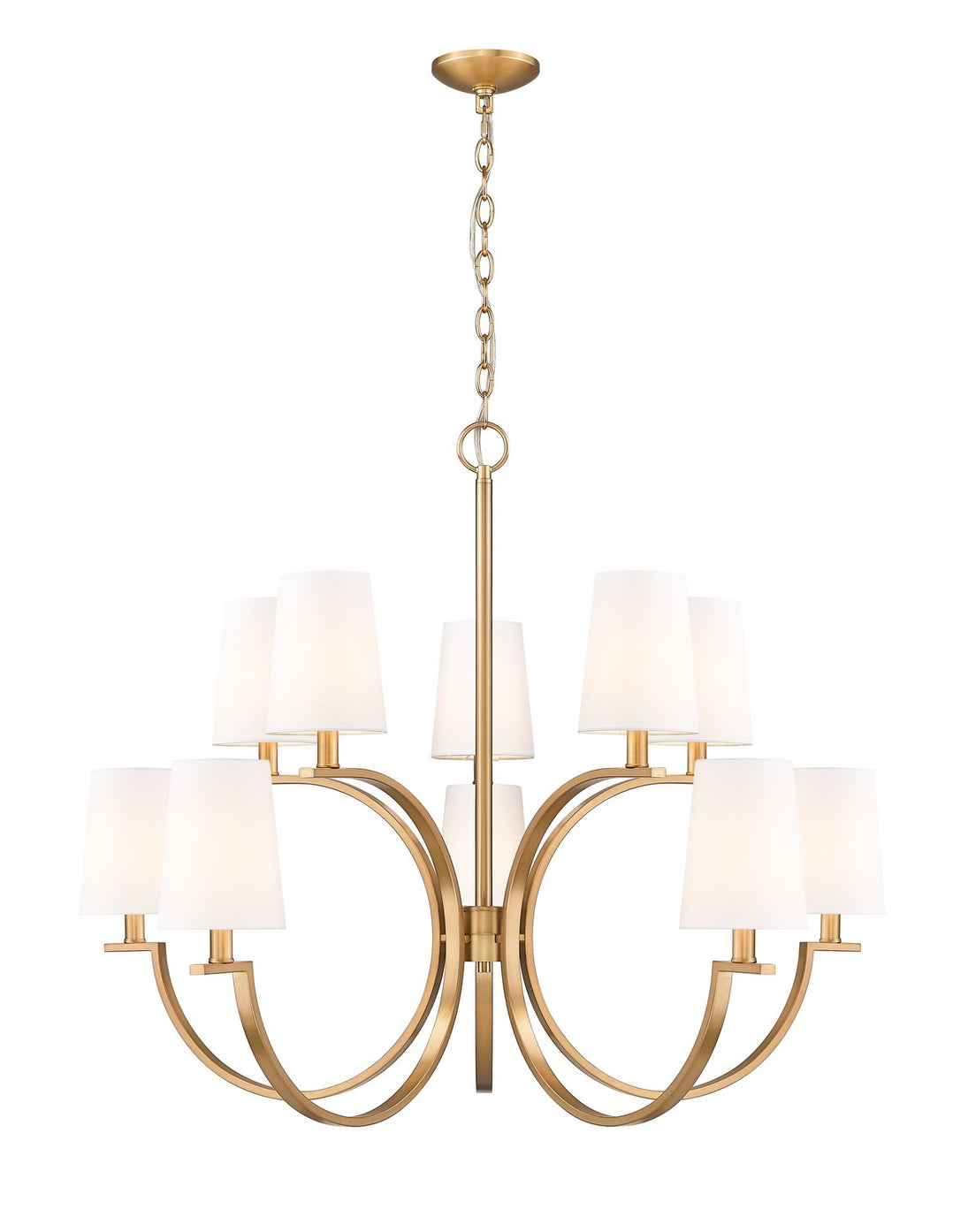 Z-Lite - 2016-10MGLD - Ten Light Chandelier - Cordelia - Modern Gold