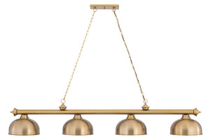 Z-Lite - 2306-4HBR-D13HBR - Four Light Billiard - Cordon - Heritage Brass