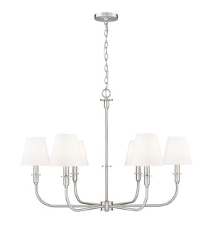 Z-Lite - 3049-32BN - Six Light Chandelier - Tova - Brushed Nickel