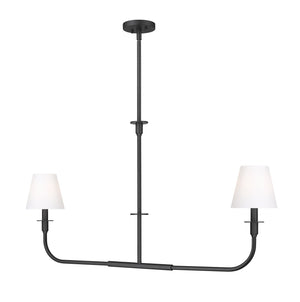 Z-Lite - 3049-42L-MB - Two Light Linear Chandelier - Tova - Matte Black