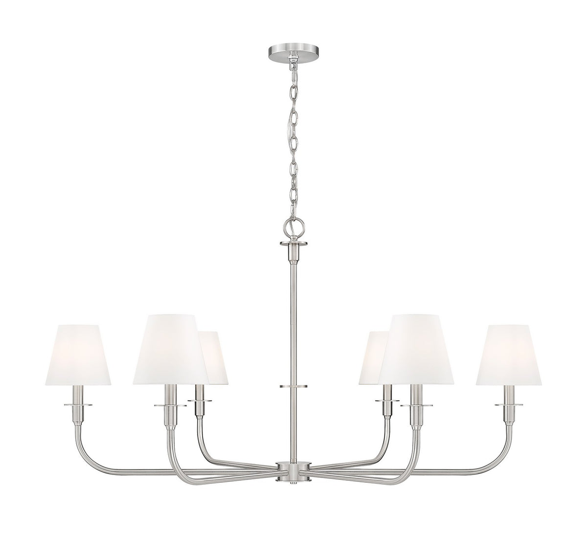 Z-Lite - 3049-45BN - Six Light Chandelier - Tova - Brushed Nickel