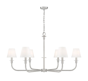 Z-Lite - 3049-45BN - Six Light Chandelier - Tova - Brushed Nickel
