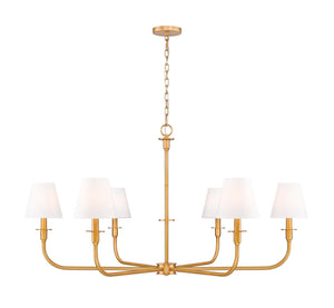 Z-Lite - 3049-45RB - Six Light Chandelier - Tova - Rubbed Brass