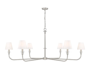 Z-Lite - 3049-62BN - Six Light Chandelier - Tova - Brushed Nickel