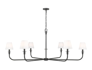 Z-Lite - 3049-62MB - Six Light Chandelier - Tova - Matte Black
